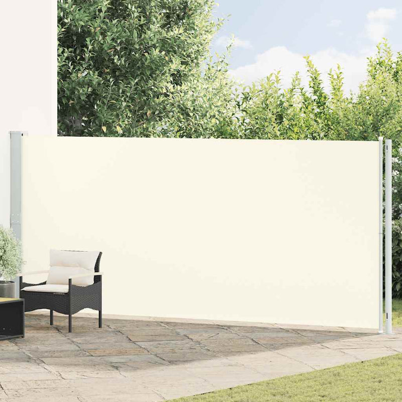 Load image into Gallery viewer, Vidaxl tuinscherm uittrekbaar 180x600 cm crème
