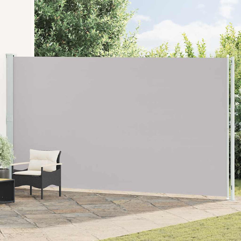 Load image into Gallery viewer, Vidaxl tuinscherm uittrekbaar 220x600 cm grijs