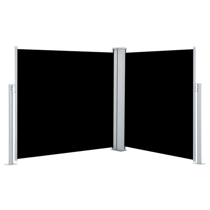 Load image into Gallery viewer, VidaXL Windscherm uittrekbaar 117x600 cm zwart
