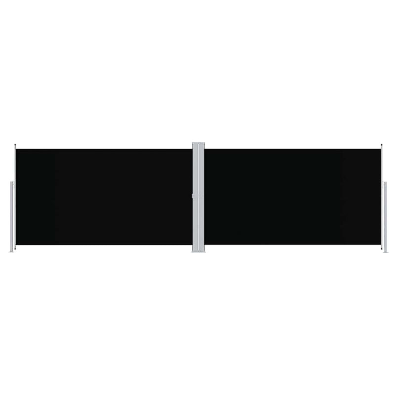 Load image into Gallery viewer, Vidaxl windscherm uittrekbaar 180x600 cm zwart
