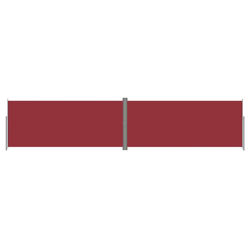 Load image into Gallery viewer, Vidaxl windscherm uittrekbaar 220x1000 cm rood