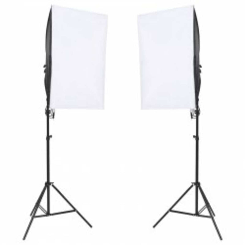 Load image into Gallery viewer, Vidaxl fotostudioset met verlichtingsset, achtergrond en reflector