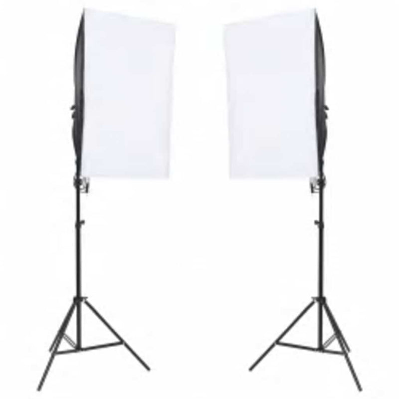 Load image into Gallery viewer, Vidaxl fotostudioset met verlichtingsset, achtergrond en reflector