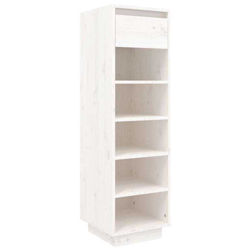 Load image into Gallery viewer, Vidaxl schoenenkast 30x34x105 cm massief grenenhout wit