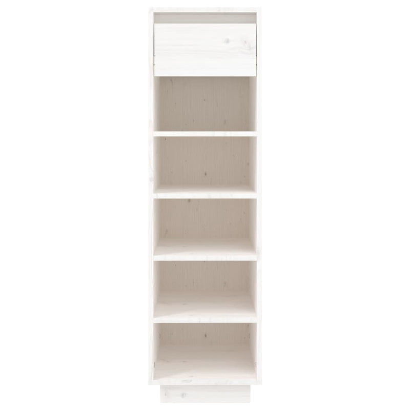 Load image into Gallery viewer, Vidaxl schoenenkast 30x34x105 cm massief grenenhout wit