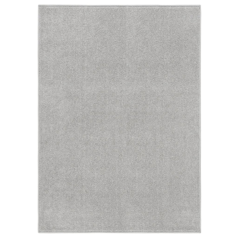 Load image into Gallery viewer, Vidaxl vloerkleed kortpolig 120x170 cm lichtgrijs