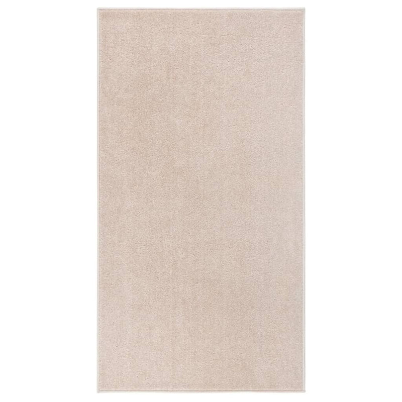Load image into Gallery viewer, Vidaxl vloerkleed kortpolig 80x150 cm donkerbeige