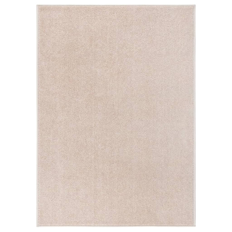 Load image into Gallery viewer, Vidaxl vloerkleed kortpolig 140x200 cm donkerbeige