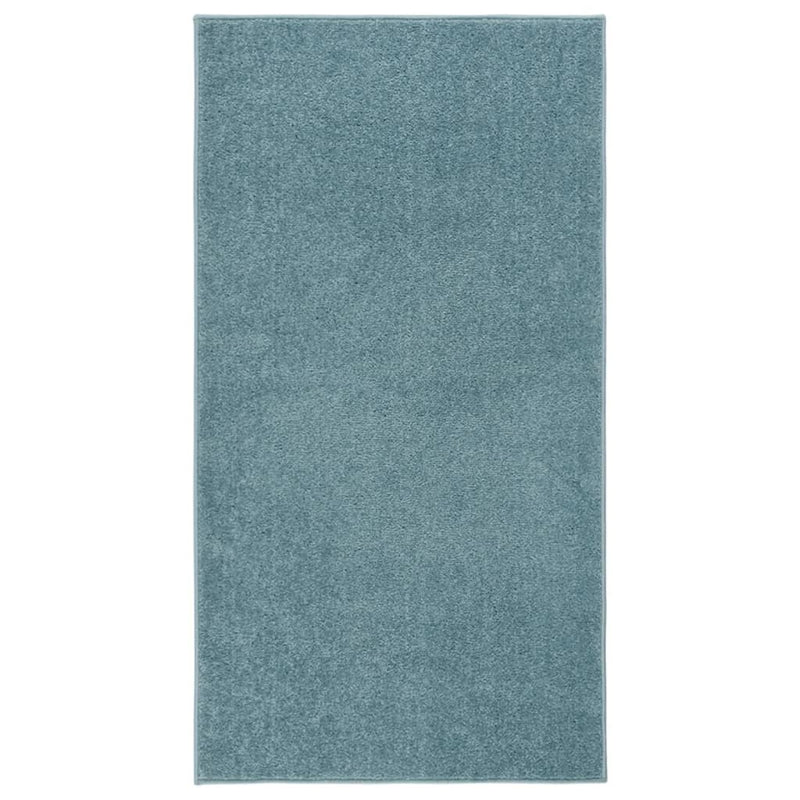 Load image into Gallery viewer, VidaXL Vloerkleed kortpolig 80x150 cm blauw
