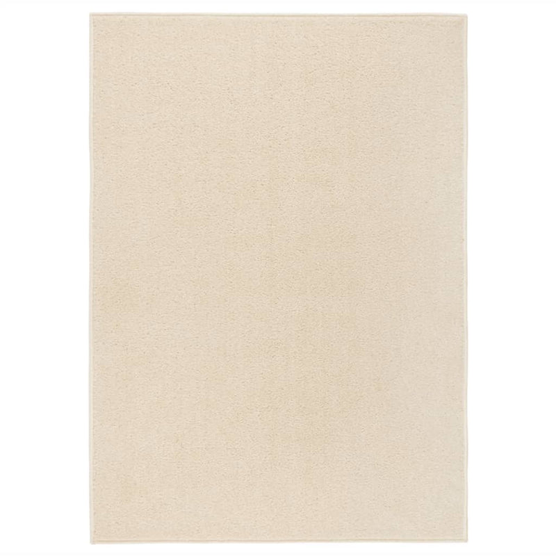 Load image into Gallery viewer, VidaXL Vloerkleed kortpolig 240x340 cm crèmekleurig
