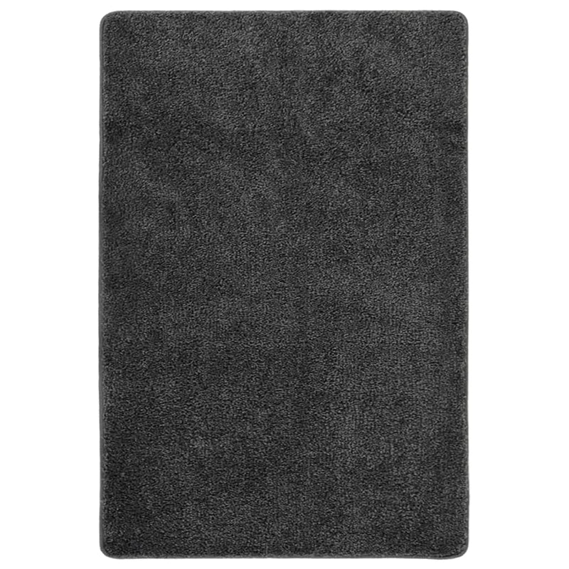 Load image into Gallery viewer, Vidaxl vloerkleed shaggy anti-slip 140x200 cm donkergrijs