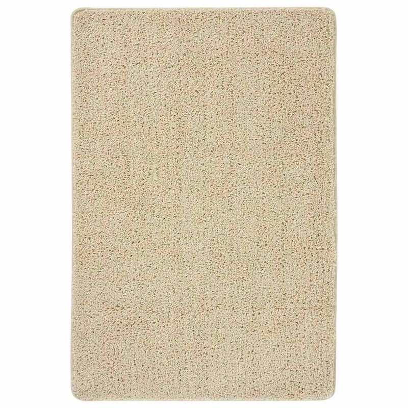 Load image into Gallery viewer, Vidaxl vloerkleed shaggy anti-slip 140x200 cm crèmekleurig