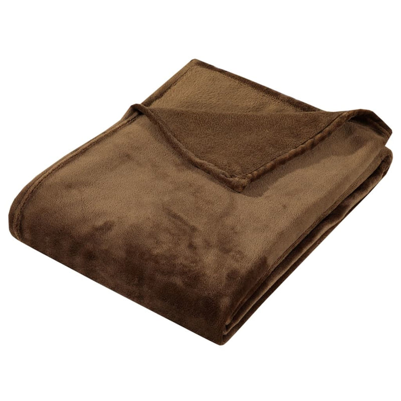 Load image into Gallery viewer, VidaXL Deken 200x240 cm polyester cacaobruin