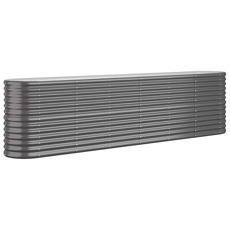 Load image into Gallery viewer, Vidaxl plantenbak 260x40x68 cm gepoedercoat staal antracietkleurig