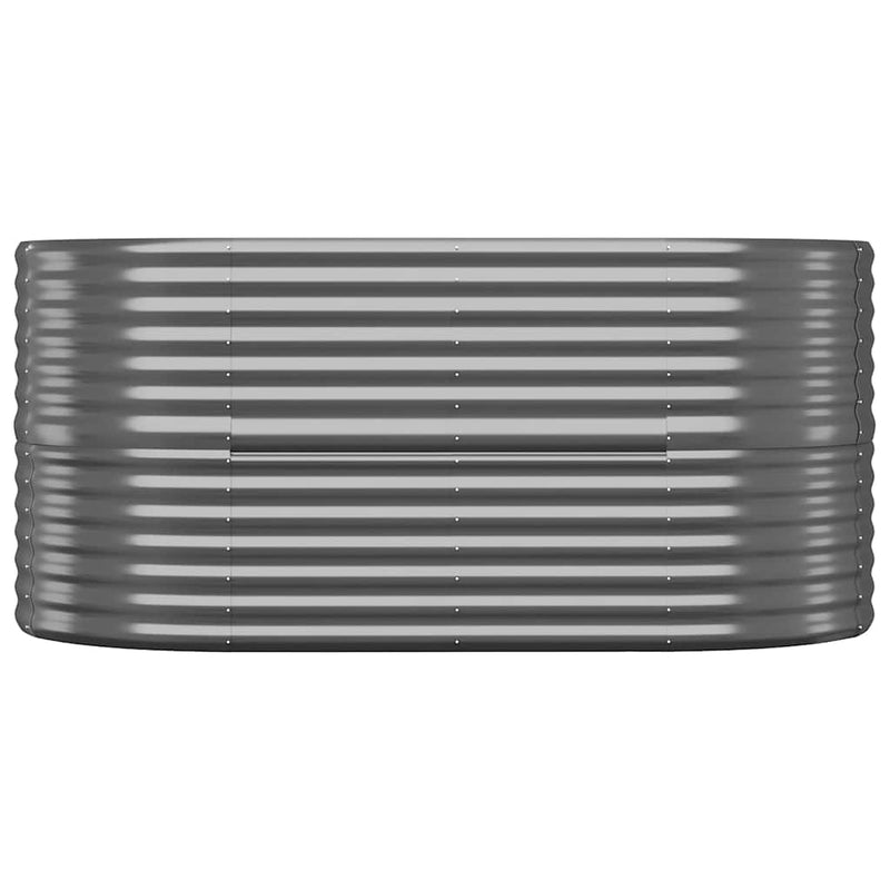 Load image into Gallery viewer, Vidaxl plantenbak 152x80x68 cm gegalvaniseerd staal antracietkleurig