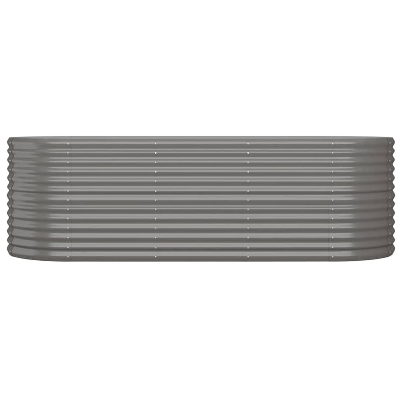 Load image into Gallery viewer, Vidaxl plantenbak 224x80x68 cm gegalvaniseerd staal grijs