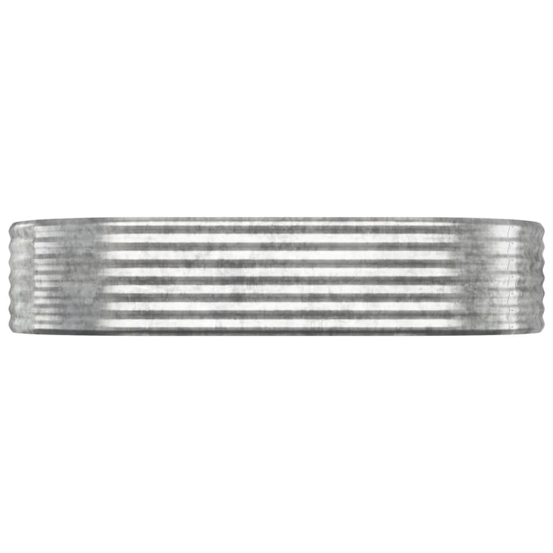 Load image into Gallery viewer, Vidaxl plantenbak 175x100x36 cm gegalvaniseerd staal zilverkleurig