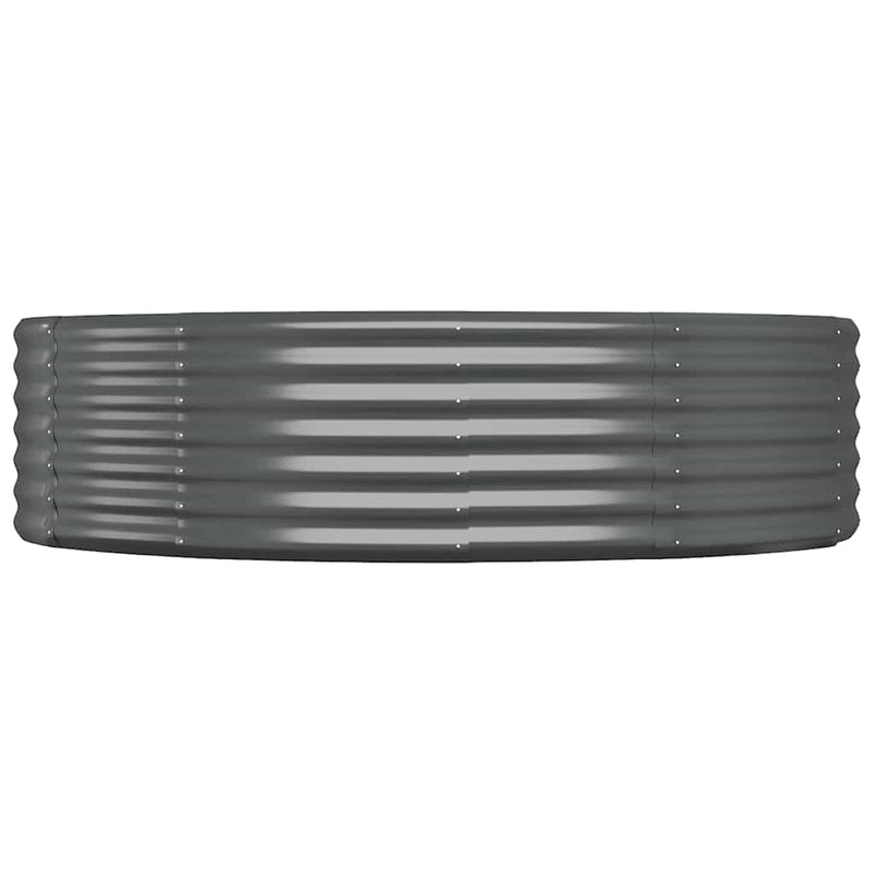 Load image into Gallery viewer, VidaXL Plantenbak 140x140x36 cm gepoedercoat staal antracietkleurig