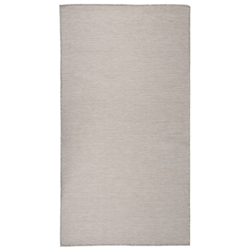 Load image into Gallery viewer, Vidaxl buitenkleed platgeweven 80x150 cm lichtgrijs