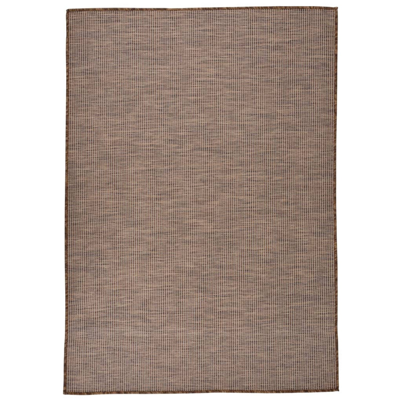 Load image into Gallery viewer, Vidaxl buitenkleed platgeweven 160x230 cm bruin