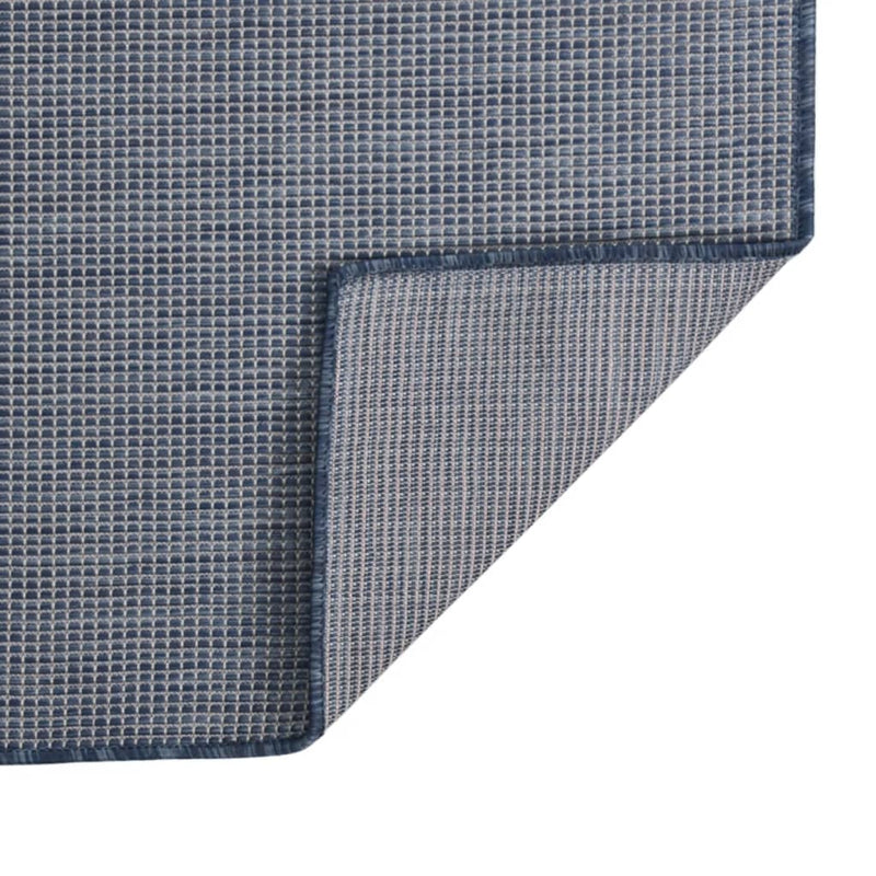 Load image into Gallery viewer, Vidaxl buitenkleed platgeweven 160x230 cm blauw