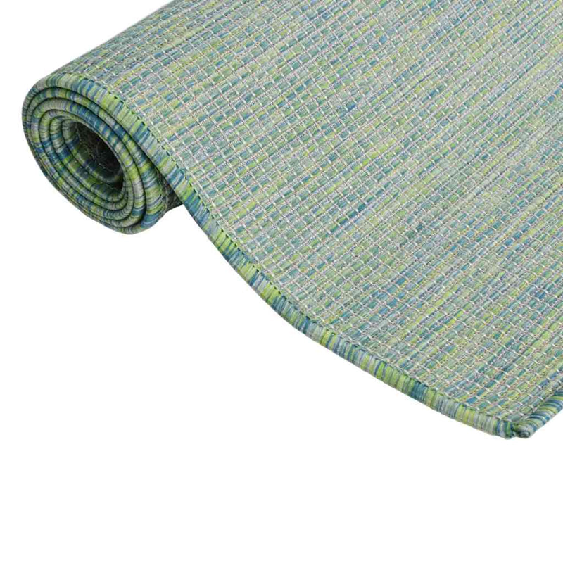 Load image into Gallery viewer, Vidaxl buitenkleed platgeweven 200x280 cm turquoise