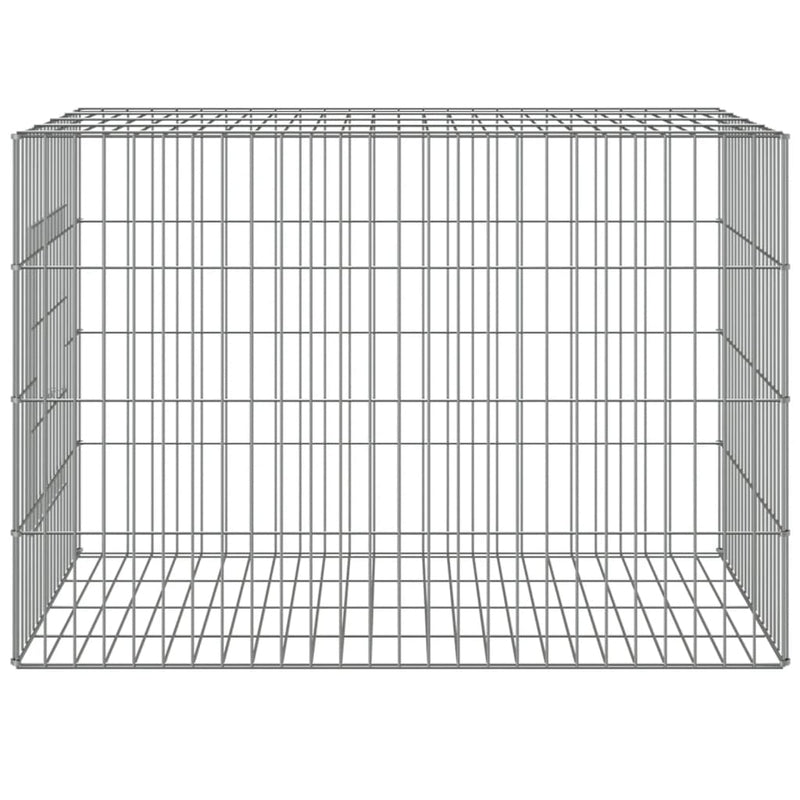 Load image into Gallery viewer, Vidaxl konijnenkooi 78x54x54 cm gegalvaniseerd ijzer