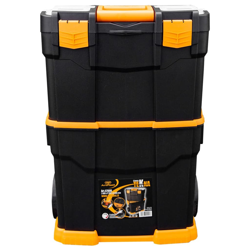 Load image into Gallery viewer, VidaXL Gereedschapskoffer op wielen 460x280x677 mm polypropeen