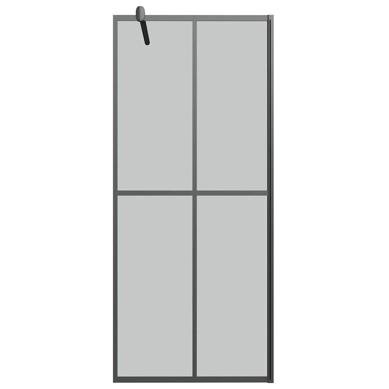 Load image into Gallery viewer, Vidaxl inloopdouchescherm 80x195 cm donker gehard glas