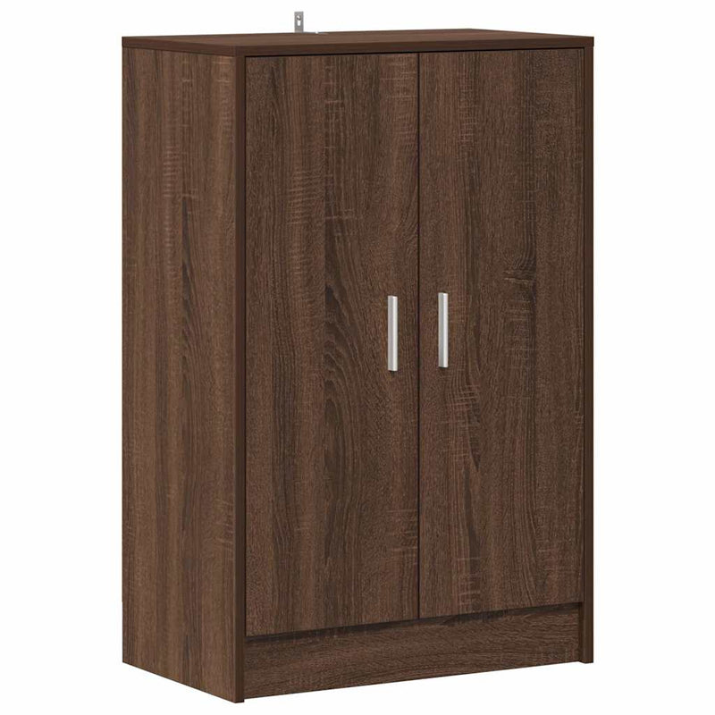Load image into Gallery viewer, Vidaxl schoenenkast 60x35x92 cm bewerkt hout bruin eikenkleur