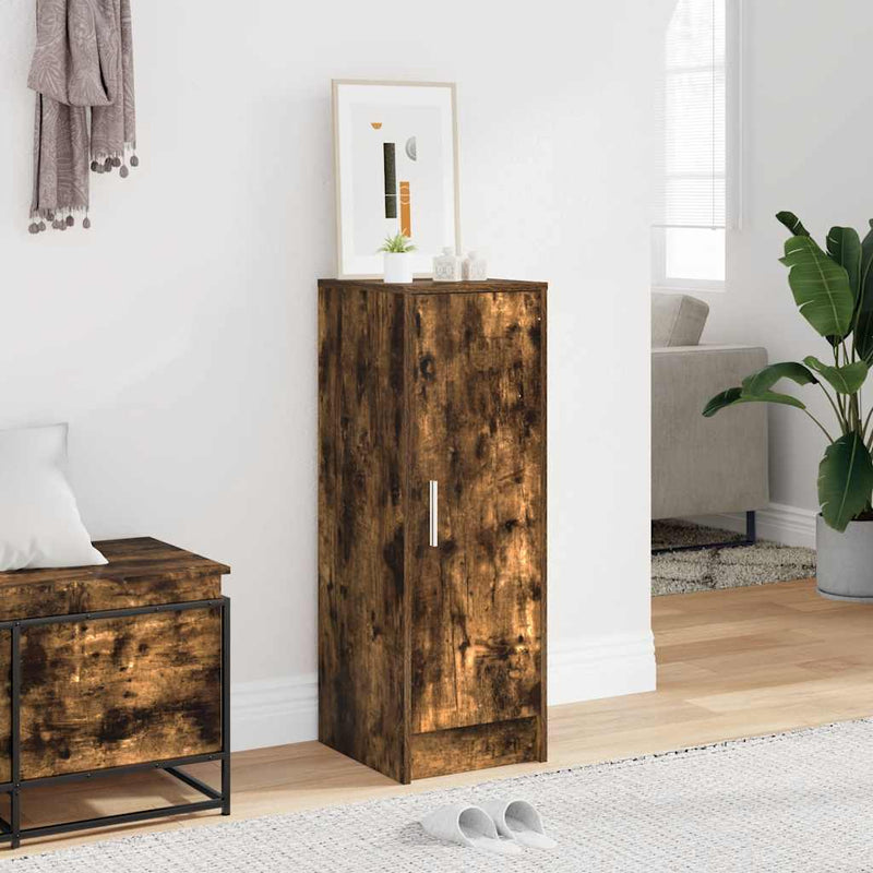Load image into Gallery viewer, Vidaxl schoenenkast 32x35x92 cm bewerkt hout gerookt eikenkleurig