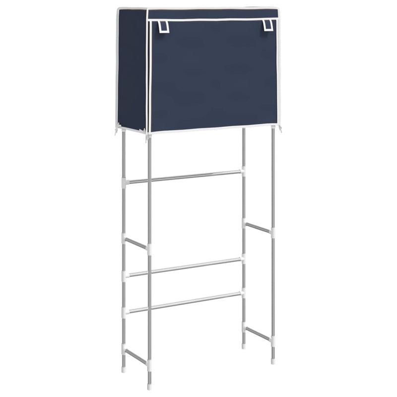Load image into Gallery viewer, VidaXL Opbergrek voor boven wasmachine 2-laags 71x29,5x170,5 cm blauw