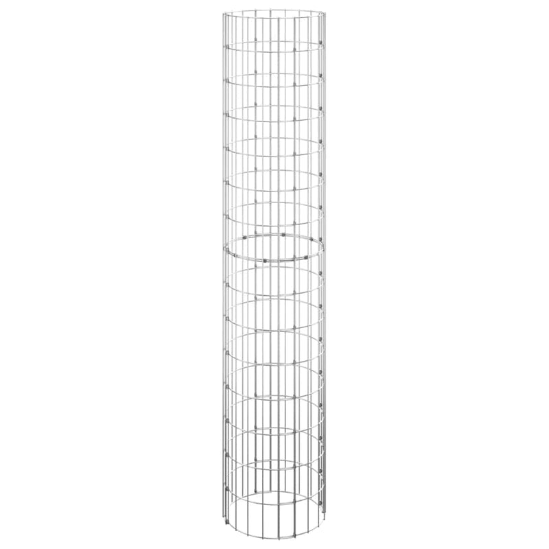 Load image into Gallery viewer, Vidaxl gabion plantenbakken 3 st rond verhoogd ø30x150 cm staal