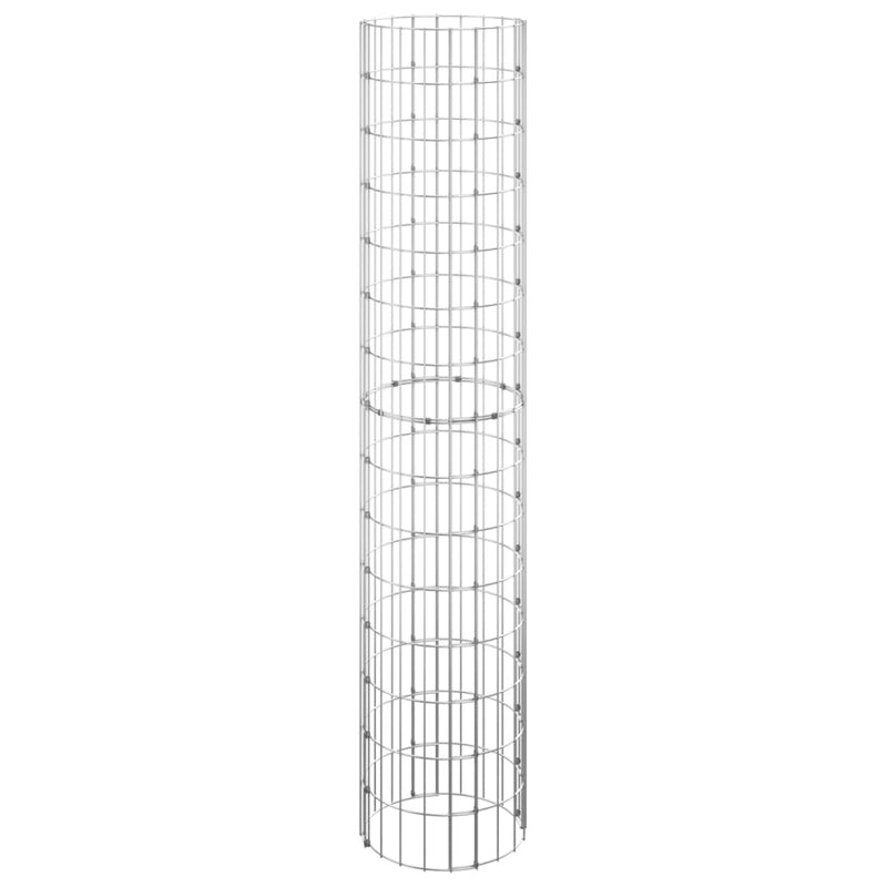 Load image into Gallery viewer, Vidaxl gabion plantenbakken 3 st rond verhoogd ø30x150 cm staal