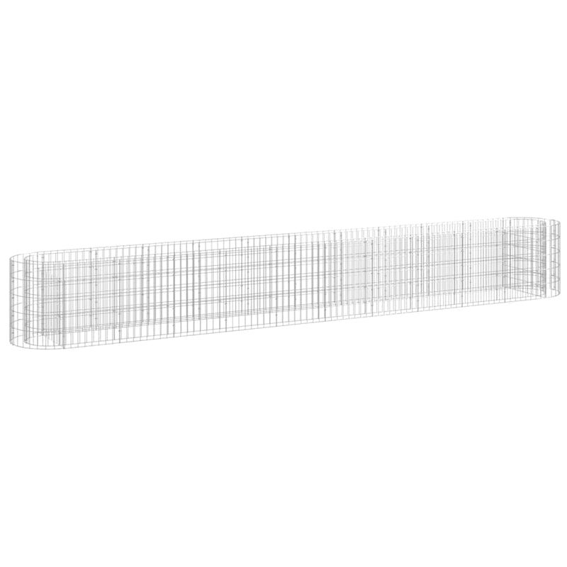 Load image into Gallery viewer, Vidaxl gabion plantenbak verhoogd 400x50x50 cm gegalvaniseerd ijzer