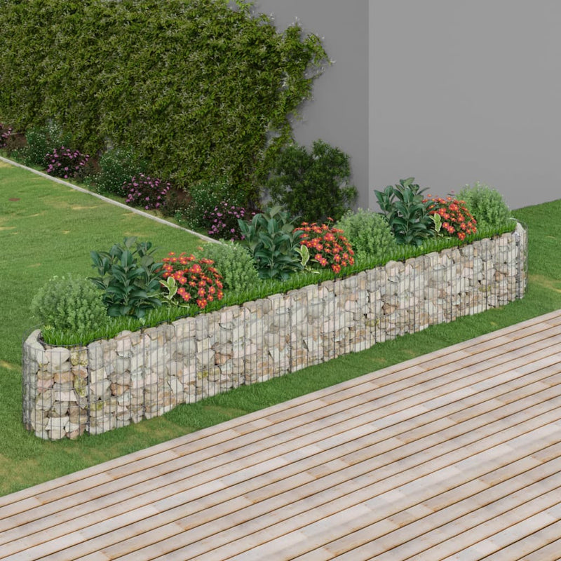 Load image into Gallery viewer, Vidaxl gabion plantenbak verhoogd 400x50x50 cm gegalvaniseerd ijzer