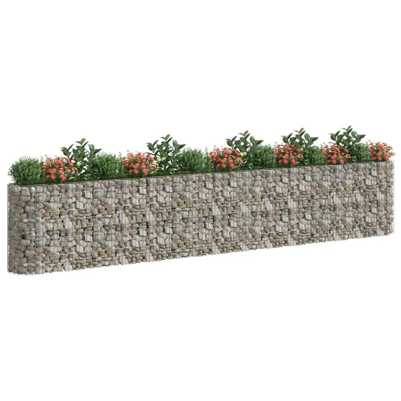 Load image into Gallery viewer, VidaXL Gabion plantenbak verhoogd 540x50x100 cm gegalvaniseerd ijzer