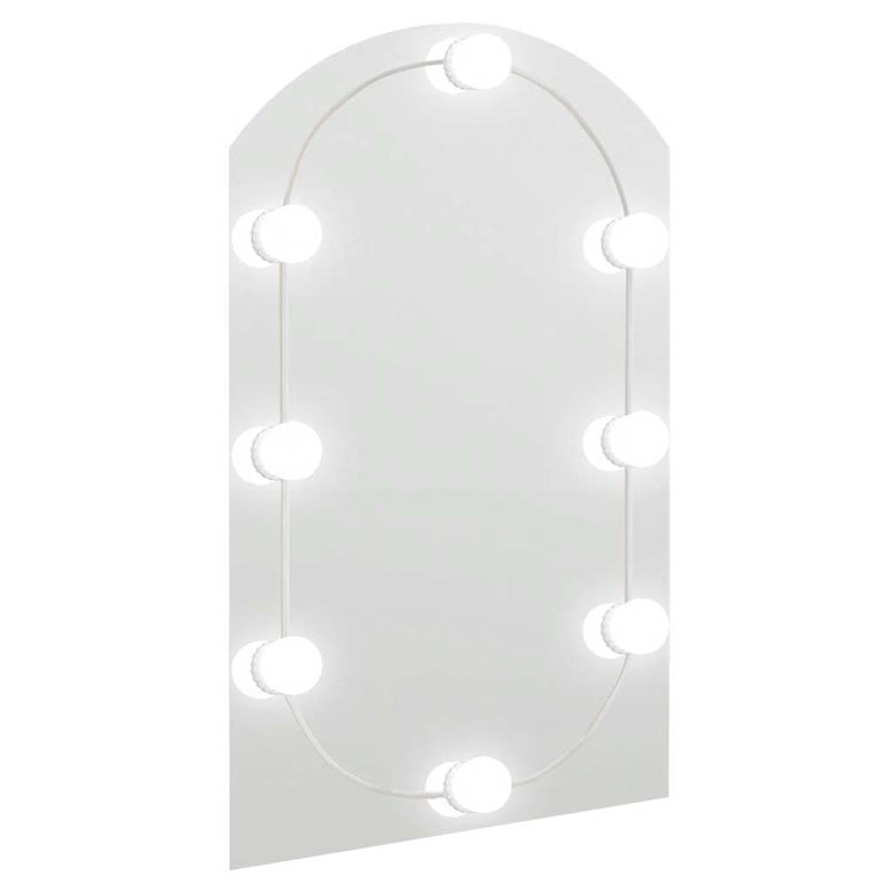 Afbeelding laden in galerijviewer, Vidaxl spiegel met led-verlichting boog 60x40 cm glas