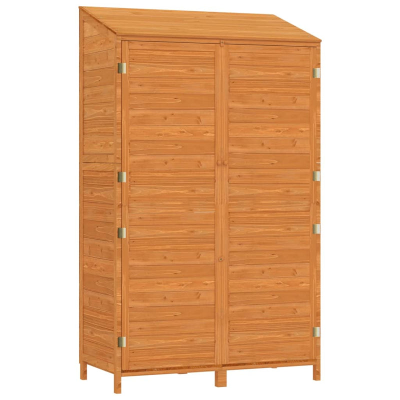Load image into Gallery viewer, Vidaxl tuinschuur 102x52x174,5 cm massief vurenhout bruin