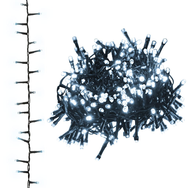 Load image into Gallery viewer, Vidaxl lichtslinger compact met 1000 led's koudwit 25 m pvc