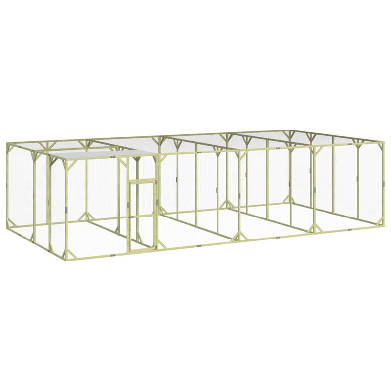 Load image into Gallery viewer, VidaXL Kippenhok 800x400x200 cm geïmpregneerd massief grenenhout