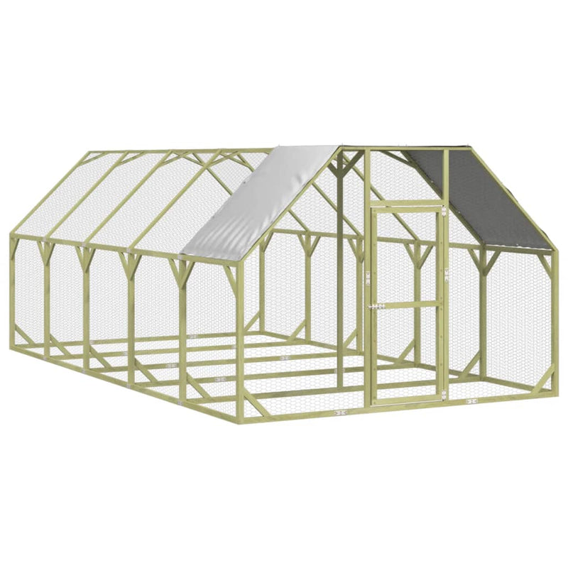 Load image into Gallery viewer, VidaXL Kippenhok 268x500x190 cm geïmpregneerd massief grenenhout