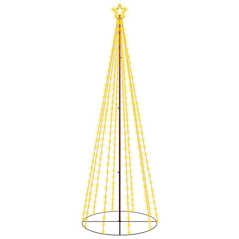 Load image into Gallery viewer, Vidaxl kegelkerstboom 310 led's 100x300 cm warmwit