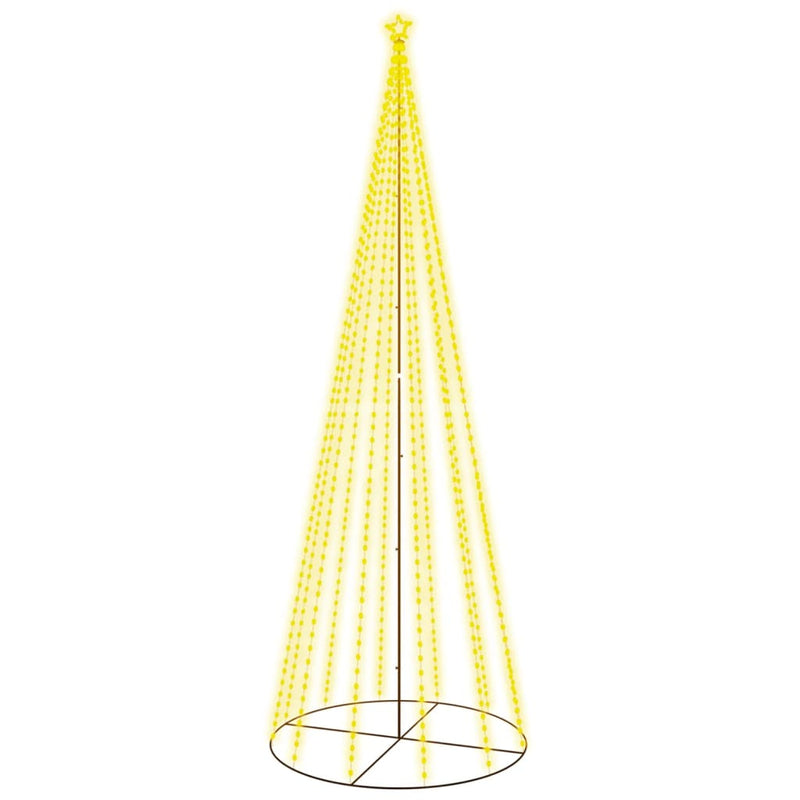 Load image into Gallery viewer, Vidaxl kegelkerstboom 732 led's warmwit 160x500 cm