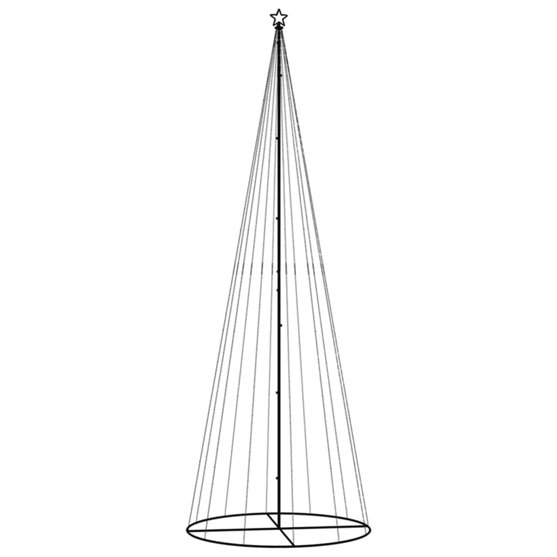 Load image into Gallery viewer, Vidaxl kegelkerstboom 732 led's warmwit 160x500 cm