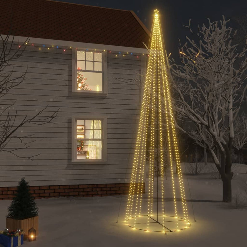 Load image into Gallery viewer, Vidaxl kegelkerstboom 1134 led's warmwit 230x800 cm