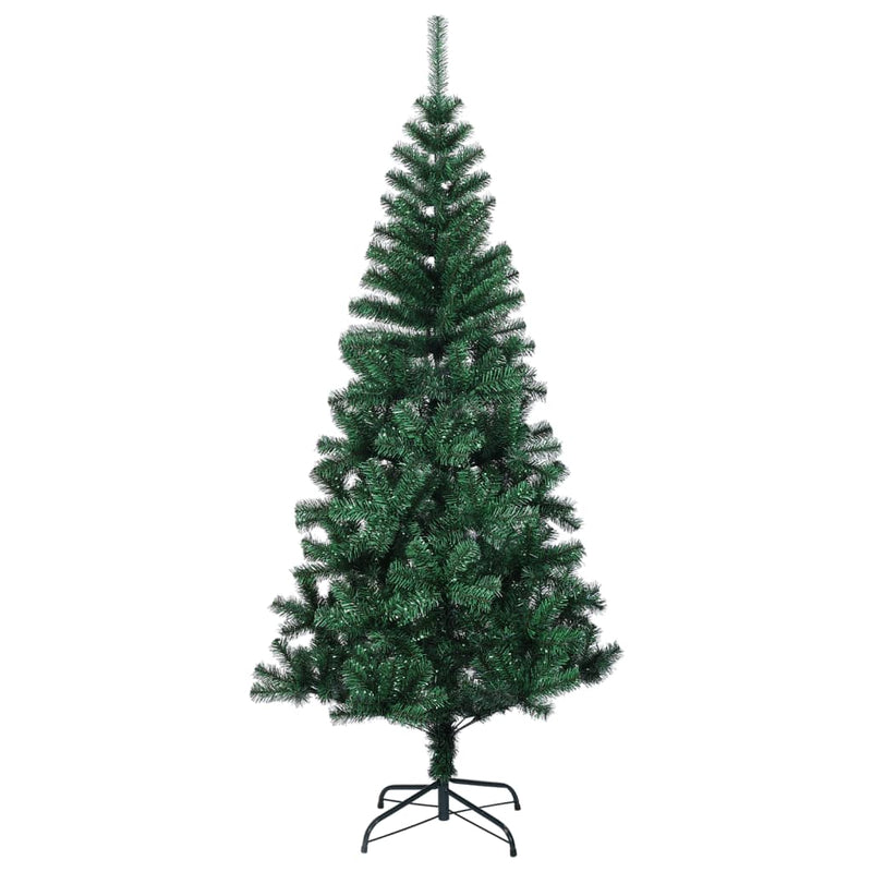 Load image into Gallery viewer, Vidaxl kunstkerstboom met iriserende uiteinden 150 cm pvc groen