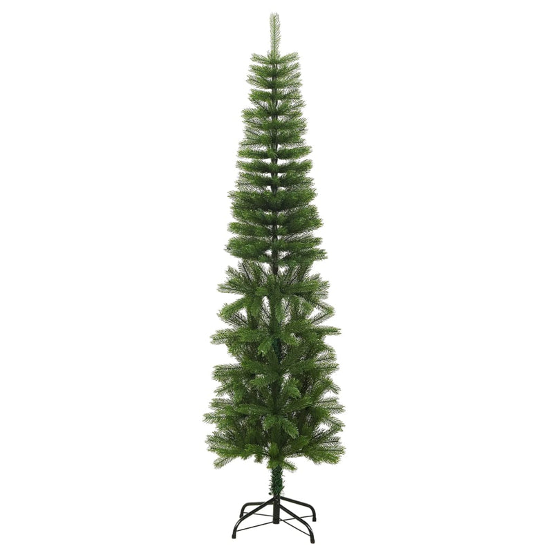 Load image into Gallery viewer, Vidaxl kunstkerstboom met standaard smal 210 cm pe