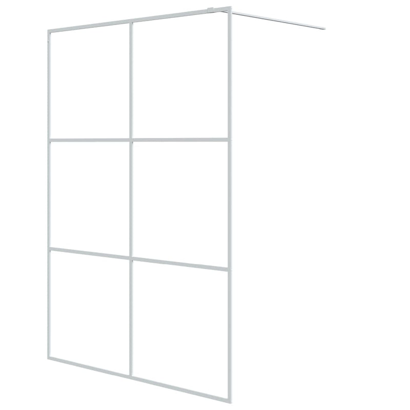 Load image into Gallery viewer, VidaXL Inloopdouchewand 140x195 cm transparant ESG-glas wit