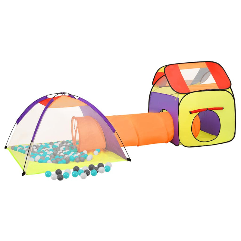 Load image into Gallery viewer, Vidaxl kinderspeeltent met 250 ballen 338x123x111 cm meerkleurig